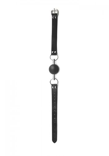 solid ball gag   with bonded leather straps na Arena.pl