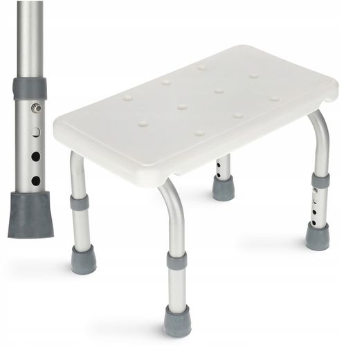TABORET STOPIEŃ SCHODEK SIEDZISKO DO WANNY PRYSZNIC REGULOWANA WYSOKOŚĆ na Arena.pl