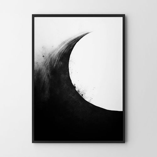 Plakat czarna fala 30x40 cm na Arena.pl