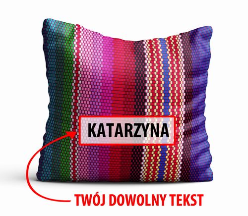 Poduszka Dekoracyjna RÓŻNE  z Twoim napisem R05 na Arena.pl