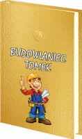 PLANER DLA budowlańca DZIENNY kalendarz książkowy A4 złoty srebrny