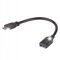Kabel USB 3.0 Akyga AK-AD-30 0,15 m czarny