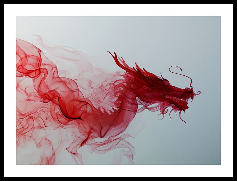 Plakat 55x40cm Smoczy Wzlot zdjęcie 3