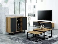 KOMODA LOFT INDUSTRIALNA 2D 120 WOTAN / POŁYSK