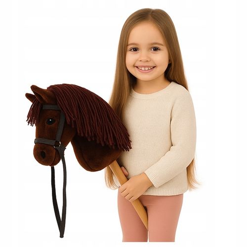 HOBBY HORSE ZESTAW A4 MAŁY KONIK + WODZE + KANTAR MINI PREZENT DLA DZIECKA na Arena.pl