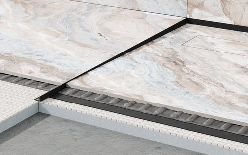 Profil brodzikowy 120 cm, spadkowy lewy stal nierdzewna, czarny mat na Arena.pl