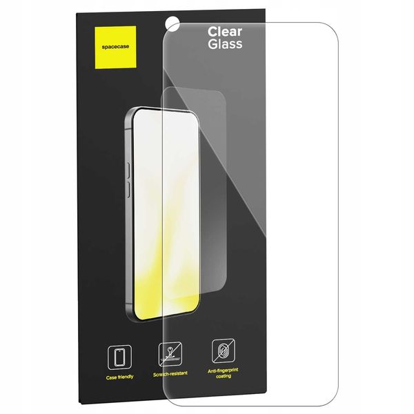 Spacecase Glass Clear 2.5D Galaxy S25 Fe zdjęcie 4