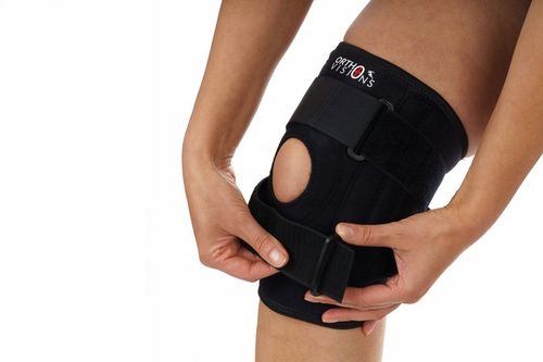 ORTEZA NA KOLANO STABILIZATOR RZEPKI FISZBINY x4 OPASKA STAWU KOLANOWEGO na Arena.pl