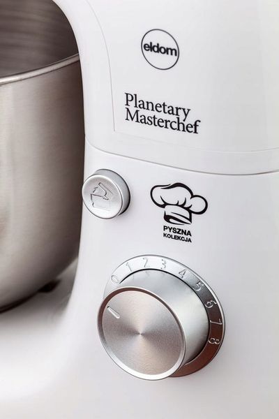 Robot kuchenny planetarny Eldom WRK1200 chefs 1500W biały zdjęcie 16