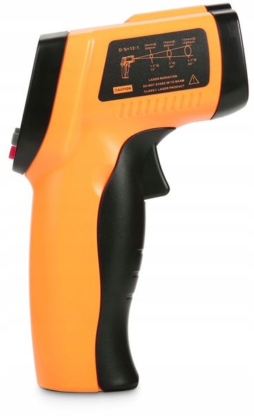 PIROMETR TERMOMETR LASEROWY BEZDOTYKOWY NA PODCZERWIEŃ EMISYJNOŚĆ -50+550°C zdjęcie 8