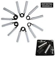 ZESTAW 6 SZT ŚCISKACZ RĄK TRENING DŁONI OD50-160KG