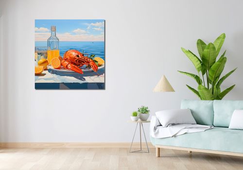 Obraz 90x90cm Homary Nie Do Pary na Arena.pl