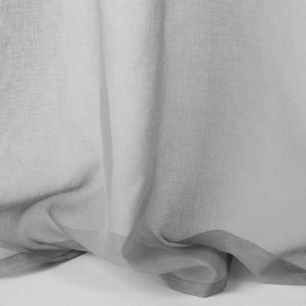 GŁADKA FIRANA ZDOBIONA SREBRNYMI DŻETAMI 140x250 zdjęcie 7