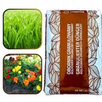 NAWÓZ BYDLĘCY Obornik Granulowany 20KG na trawę, warzywa, krzewy, rośliny
