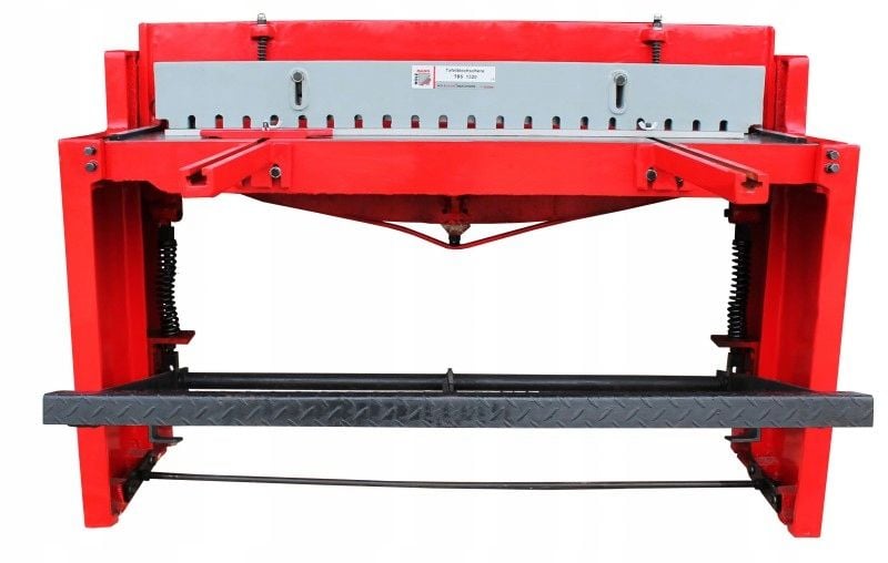 Nożyce do cięcia blachy blach 1320mm gilotyna ręczna Holzmann TBS1320 zdjęcie 6