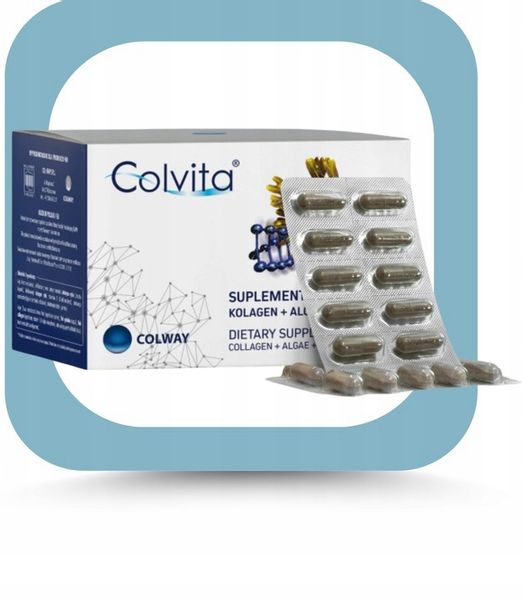 Kolagen liofilizowany Zdrowe Stawy Mocne Kości kapsułki Algi Wit.E x60 kaps zdjęcie 13