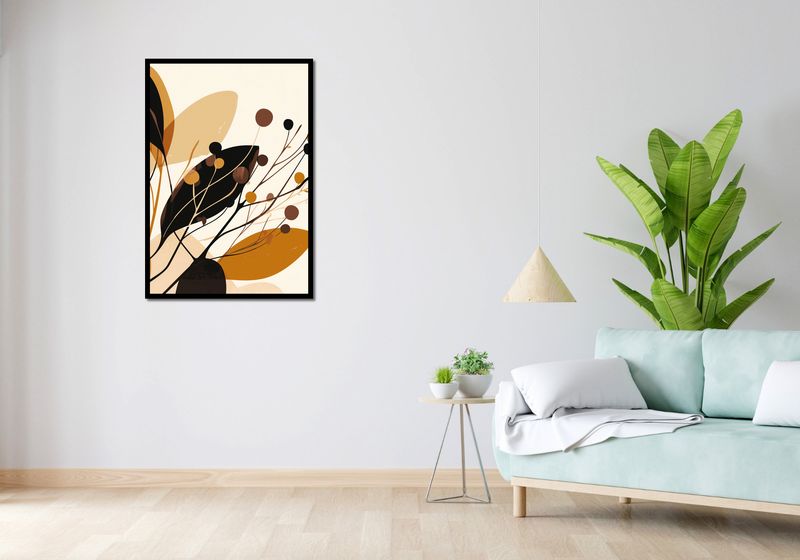 Plakat 70x100cm Jesienne Sylwety zdjęcie 4