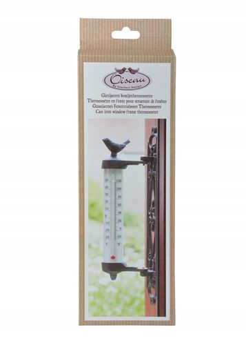 Dekoracyjny termometr ŻELIWNY trwały RETRO duże cyfry stylowy na na Arena.pl