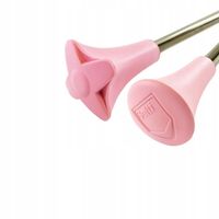 Pałka pałeczka baton mażoretkowa twirling PMT1 BELTI Chrom różowa