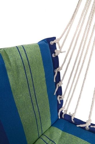 Hamak do siedzenia 95x50 cm niebiesko-zielona na Arena.pl