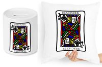 Dla Brata Zestaw Poduszka + Skarbonka Prezent Z Nadrukiem Ze Zdjęciem