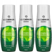 3x SYROP DO SODASTREAM MOJITO BEZALKOHOLOWE KONCENTRAT DO SATURATORA 440ML