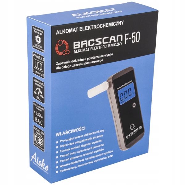 Alkomat BACscan F-50 elektrochemiczny zdjęcie 3