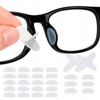 SILIKONOWE NOSKI DO OKULARÓW 35 PAR SAMOPRZYLEPNE ANTYPOŚLIZGOWE