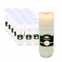 Znicze 12x 5 Dni Wkłady Do Zniczy Parafinowe Całoroczne Wszystkich Świętych