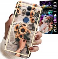 ETUI DO HUAWEI MATE 20 LITE - KWIATISTY WZÓR SŁONECZNIK SŁONECZNIKI