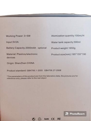 Mini Przenośny Klimatyzator 4W1 Usb Led 600Ml Wody na Arena.pl