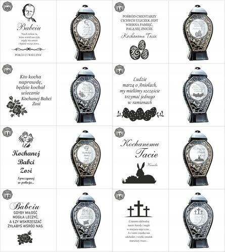 DUŻY Znicz personalizowany z datą napisem tekstem imieniem unikalny na Arena.pl