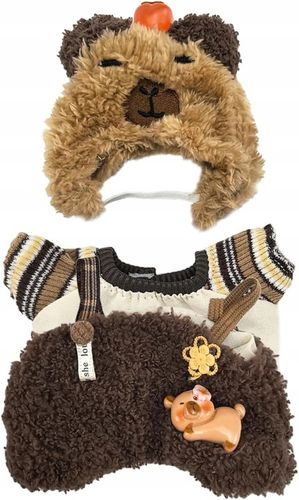 Ubranka dla Lalka 17cm Zestaw ubranek Strój i akcesoria Capybara 3szt na Arena.pl