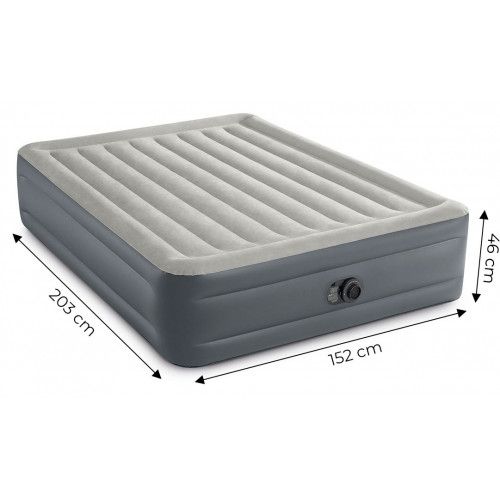 MATERAC DMUCHANY INTEX 203X152 2 OSOBY POMPKA DURA-BEAM na Arena.pl