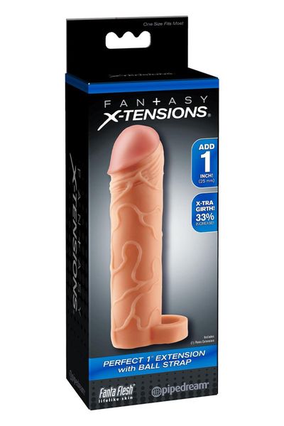 Fantasy X-Tensions Perfect 1 Inch Extension With Ball Strap Light zdjęcie 4