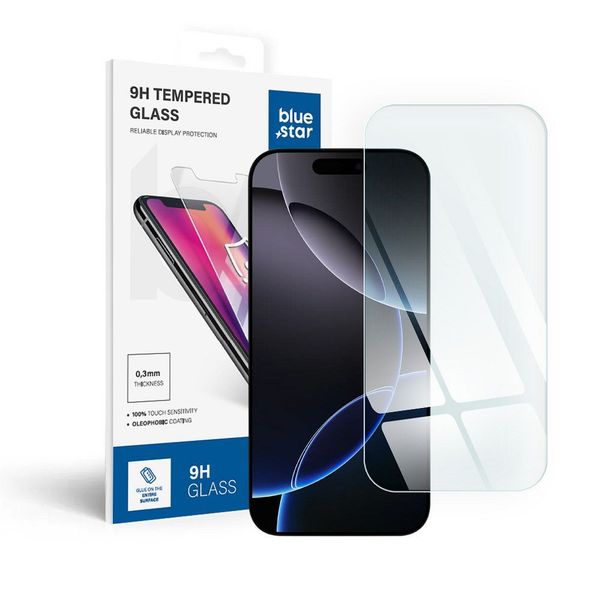 Szkło hartowane do iPhone 16 PRO MAX / 17 PRO MAX Blue Star zdjęcie 1