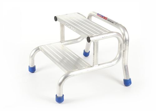 Drabina magazynowa schody podest DRABEX 8043 na Arena.pl