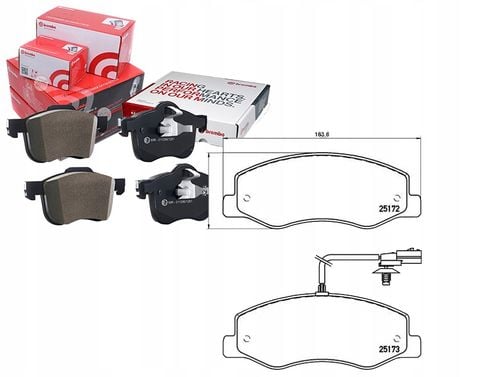 KLOCKI HAM OPEL MOVANO/RENAULT MASTER BREMBO na Arena.pl