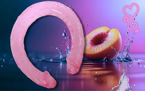 DILDO DLA KOBIET PODWÓJNE DLA PAR ŻELOWE DOUBLE DONG 44 cm DŁUGIE DILDO na Arena.pl