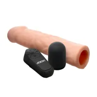 enhancers wibrująca nakładka anatomiczna z pilotem 22 cm light