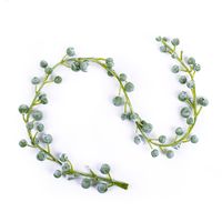 GIRLANDA Z ZIELONYMI JAGODAMI 44 CM DPZA-105 DP CRAFT