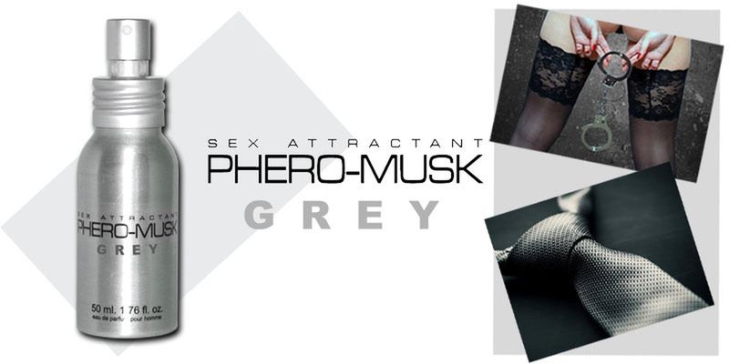 Feromony-Phero-Musk Grey 50 Ml For Men zdjęcie 3