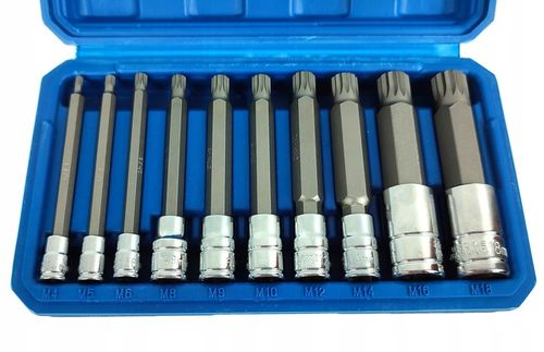 ZESTAW NASADEK SPLINE M4-M18 DŁUGIE na Arena.pl