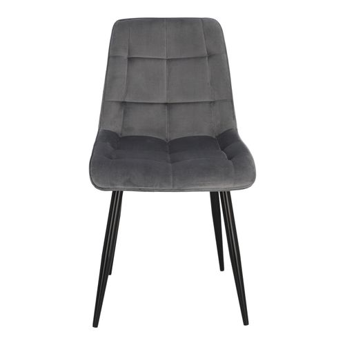 Krzesło Plaid szare/ czarne nogi hampton na Arena.pl