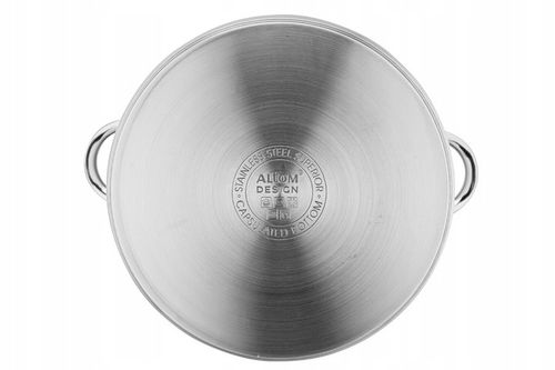 Wysoki garnek indukcja DUŻY stal nierdzewna Altom Design Fabio 15 litrów na Arena.pl