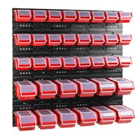 Tablica warsztatowa narzędziowa 80 x 80 cm + 36 kuwet