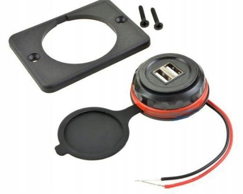 GNIAZDO USB x2 ŁADOWARKA LED 12/24V 3.1.A 42793 na Arena.pl