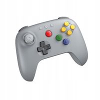Pad bezprzewodowy, przewodowy 8Bitdo kontroler 64 2.4G - szary