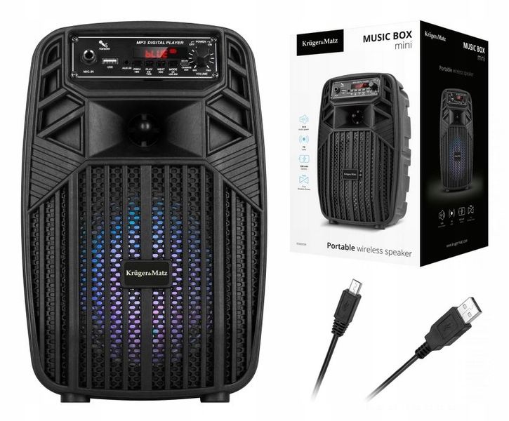 Głośnik Bluetooth TWS USB SD AUX FM Karaoke zdjęcie 1