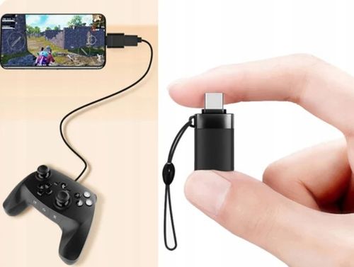 PRAKTYCZNY ADAPTER PRZEJŚCIÓWKA PRZEJŚCIE USB TYPE-C DO USB 3.0 OTG + SMYCZ na Arena.pl